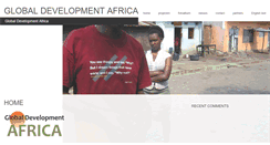 Desktop Screenshot of globaldevelopmentafrica.com